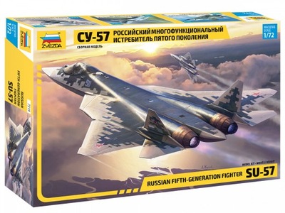 Model Kit Su-57 Zvezda 1:48 Scale SU-57 Russian Fighter Jet Model