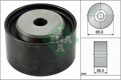 INA 532 0141 20 ROLLO KIERUNKOWA / PROWADZACA, CORREA DISTRIBUCIÓN  