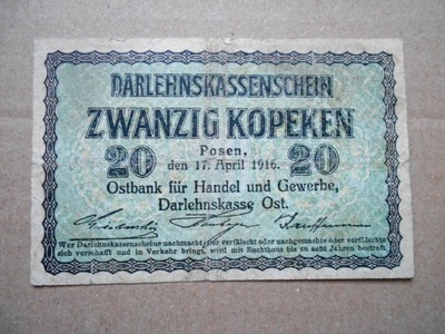 20 KOPIEJEK 1916