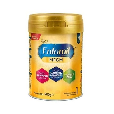 ENFAMIL 1 MLEKO POCZĄTKOWE DLA NIEMOWLĄT MFGM PREMIUM 900G