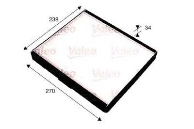 Valeo фільтр кабіни hyundai coupe elantra matrix 1. фото №1
