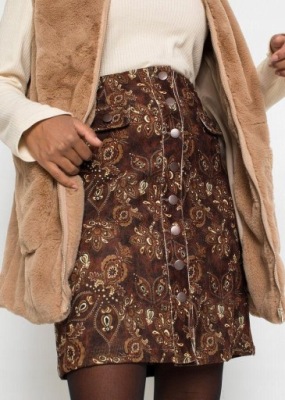 46 SPÓDNICA SZTRUKSOWA WE WZORY ouv