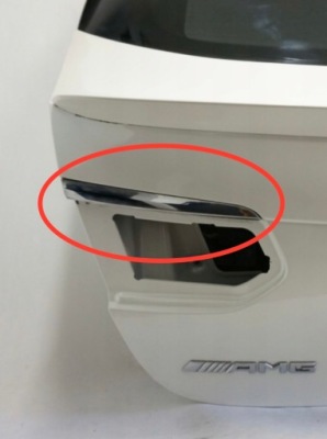 Mercedes w253 x253 glc хром бампера задняя левая a2537430700 фото №1