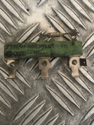 Резистор резистор вентилятор vw t5 867959121 фото №1