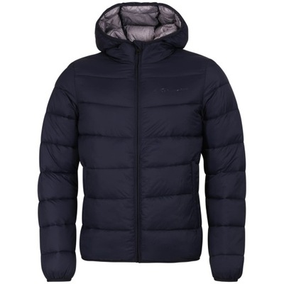 Kurtka Męska Champion 218077BS501 HOODED JACKET Granatowa 2XL