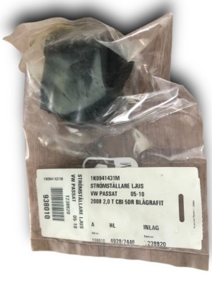Vw passat b6 вимикач світла 1k0941431m фото №1