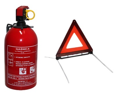 SET SAFETY SAMOCHODOWEGO: EXTINGUIDHER 1KG + VENT WINDOW EUROPE  