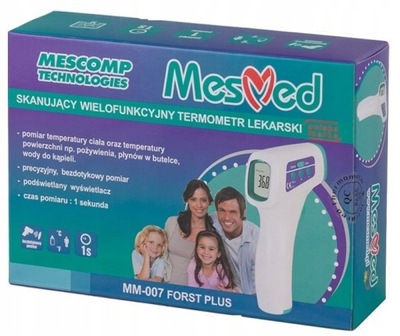 MesMed Termometr bezdotykowy MM-007 Forst Plus