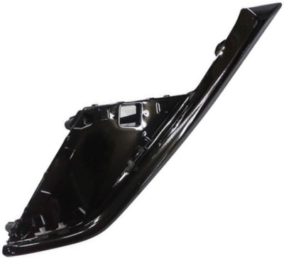 Правая рамка решётка бампера перед оригинал mazda cx-3 чёрный блеск фото №1