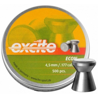 Śrut Diabolo H&N Excite Econ Glatt II 4,5 mm 500 szt