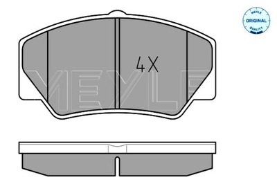 MEYLE КОЛОДКИ ТОРМОЗНЫЕ ПЕРЕД FORD TRANSIT 1.6 2.0 2.5D 09.85-09.92