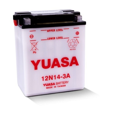 AKUMULATOR YUASA 12N14-3A 12V 14Ah 136*91*164mm FV