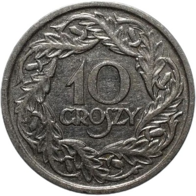 10 gr groszy 1923 Ni nikiel