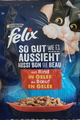 Felix wołowina Purina 85g saszetki