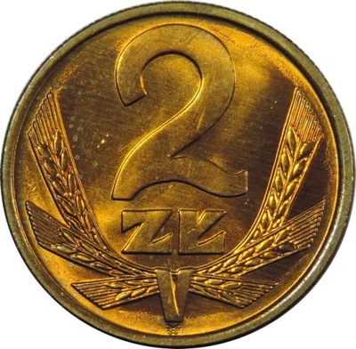 2 ZŁOTE 1975 - POLSKA - STAN (1-) - K3588