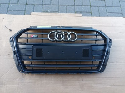 Решітка радіатора audi s3 a3 8v0 8v3 решітка радіатора lift black фото №1