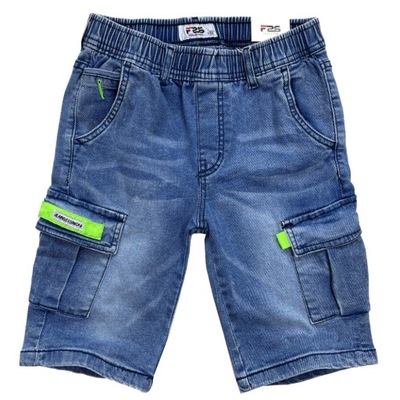 SPODENKI JEANS bojówki TRAPER r 10 -134/140 cm