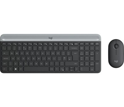 Logitech Slim Wireless Keyboard and Mouse Combo MK470 klawiatura RF Wireles
