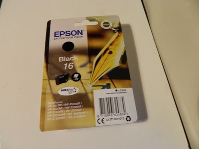 TUSZ ORYGINAŁ EPSON T1621 BLACK 16