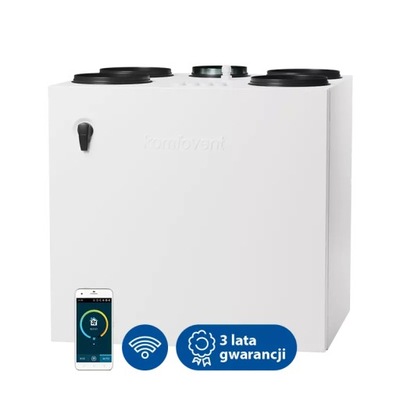 Rekuperator Komfovent DOMEKT R 400 V C6M R z prostym montażem w cenie