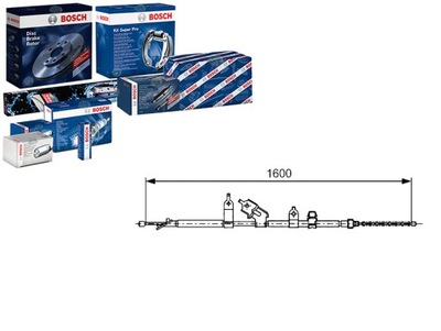 BOSCH ТРОС ТОРМОЗА РУЧНОГО DAIHATSU CHARADE TOYO