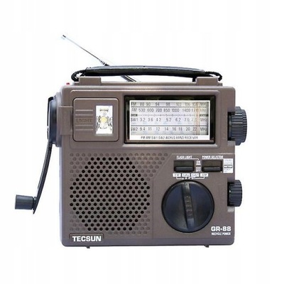 Awaryjny cyfrowy odbiornik radiowy TECSUN GR-88