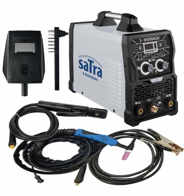SPAWARKA INWERTOROWA IGBT TIG/MMA AC/DC 200A SATRA S-SH200ACDC
