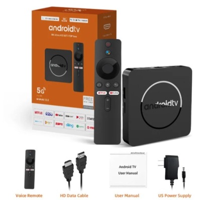 Android TV 8k Ultra HD Set-Top Box 4gb + 64 gb