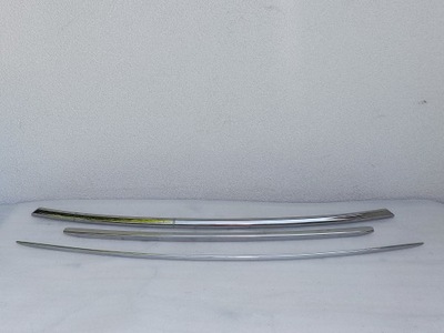 Nissan pulsar молдинг хром бампер перед накладки фото №1