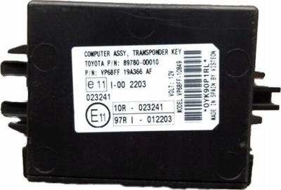 МОДУЛЬ ASSY TRANSPONDER TOYOTA YARIS II 89780-0D010