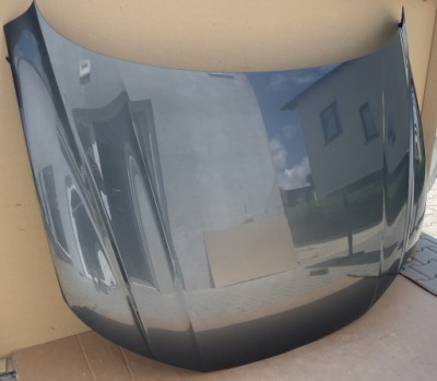 Капот audi q5 рестайлінг  w колір lz7s оригінал без  фарбування фото №1