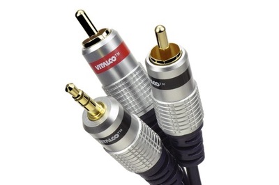 Kabel Przewód Vitalco 3,5 str./2x RCA 10m