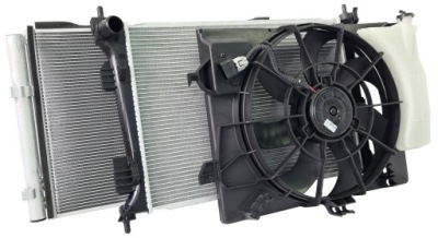 Комплект радіатор hyundai i20 14-18 фото №1