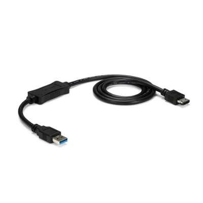 StarTech USB3S2ESATA3 kabel USB 0,9 m USB A Czarny