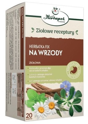 Herbapol Kraków Herbatka Fix Na wrzody 20 sasz.
