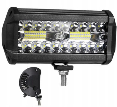 DIODO LUMINOSO LED 120W HALÓGENO ANTINIEBLA FARO EN FUNCIONAMIENTO 10V12V 24V  