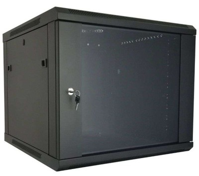 SZAFA RACK WISZĄCA 19'' CALI 9U 600X450mm CZARNA