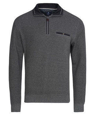 Bluza ze stójką na zamek Redmond Grey szara