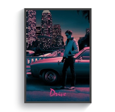 Plakat filmowy Drive 60 x 90 cm Gosling Ryan Film