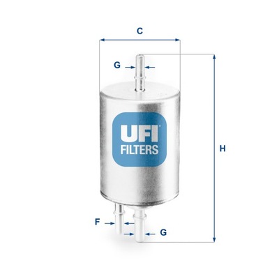 UFI 31.831.00 ФИЛЬТР ТОПЛИВА