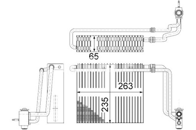 MAHLE GARINTUVO KONDICIONAVIMO MERCEDES VIANO W639 VITO MIXTO W639 VITO 