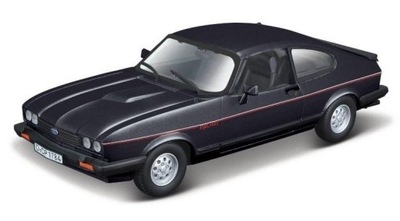 FORD CAPRI 1600 GT BLACK 1:24 BBURAGO, BBURAGO