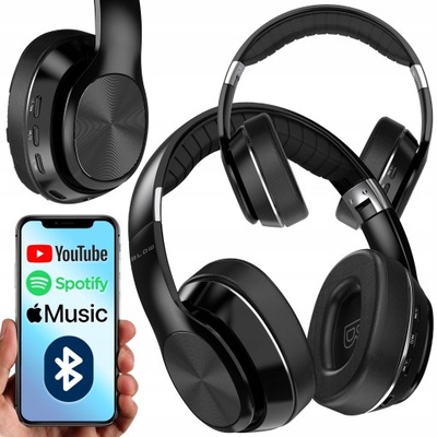 SŁUCHAWKI BEZPRZEWODOWE GAMINGOWE Z MIKROFONEM NAUSZNE BLUETOOTH ANC USB C
