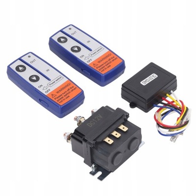 Набір реле лебідка 12v 250a фото №1