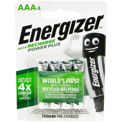 4x akumulatorki Ni-MH LR03 AAA 700mAh Energizer