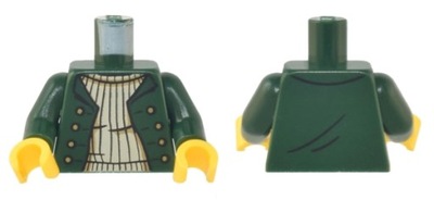 LEGO Tors Torsik Sweter Marynarka Dark Green 973pb4947c01