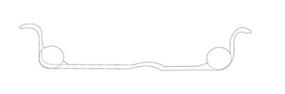 Mercedes sprinter пружина кришка заливної пального оригінальний номер фото №1