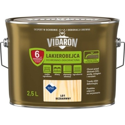 VIDARON Lakierobejca 2,5L BEZBARWY L01