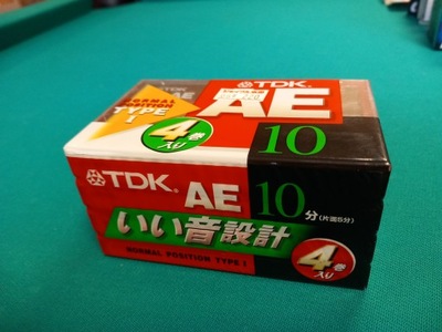 TDK AE 10 4PACK kaseta magnetofonowa