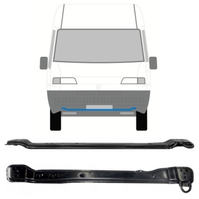 Кронштейн радиатора к fiat ducato 1994-2002 фото №1